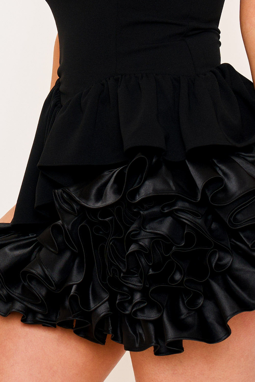 SD2045SP - LAYER OF RUFFLES DETAIL MINI DRESS - Image 5
