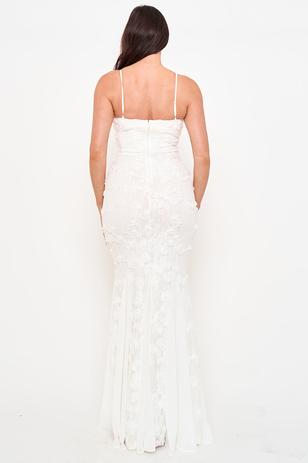 SDM2264SP - STRETCH LACE MERMAID MAXI DRESS - Image 9
